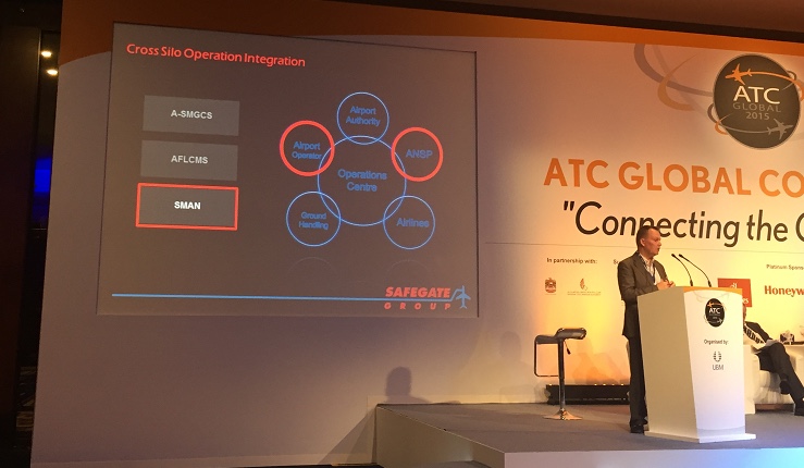 Roy Bolwede presenting at ATC Global 2015 in Dubai